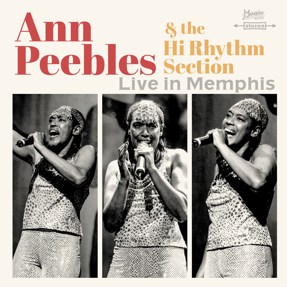 the album cover for Peebles, Ann & Hi Rhythm Section - Live In Memphis