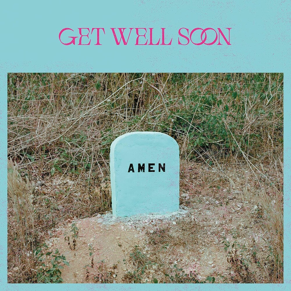 the album cover for Get Well Soon - Amen