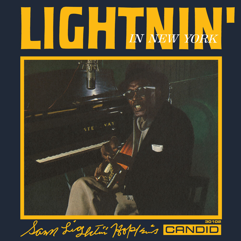 the album cover for Lightnin' Hopkins - Lightnin' In New York [Remastered]