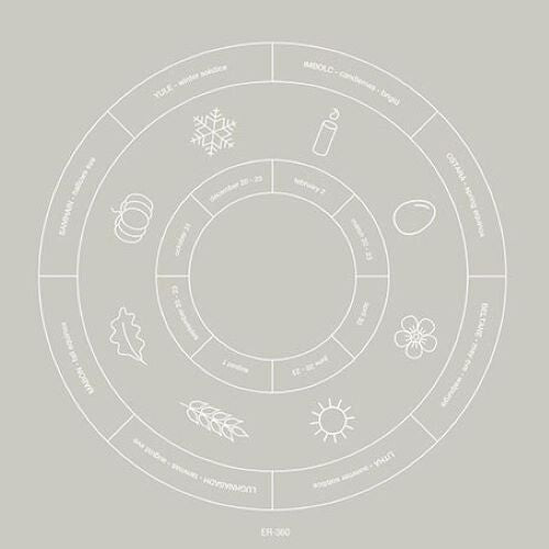 Lightning in a Twilight Hour - Circling of the Seasons (White) Vinyl Record