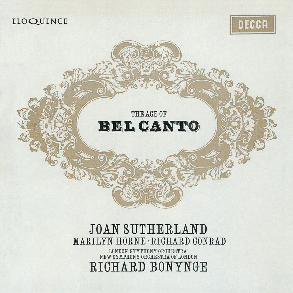 the album cover for Joan Sutherland - Age Of Bel Canto (Aus)