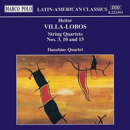 Villa-lobos / Danubius Quartet - String Quartets 5 - Music CD