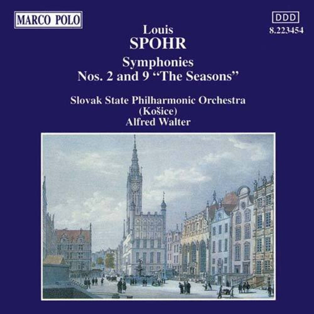 the album cover for Spohr / Walter / Slovak State Philharmonic - Symphonies 2 & 9