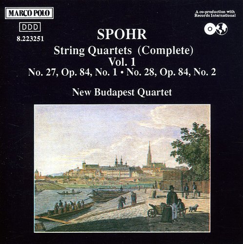 Spohr / New Budapest Quartet - Complete String Quartets 1 - Music CD