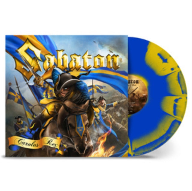 Sabaton - Carolus Rex (Blue Yellow Sunburst LP Vinyl) Vinyl Record