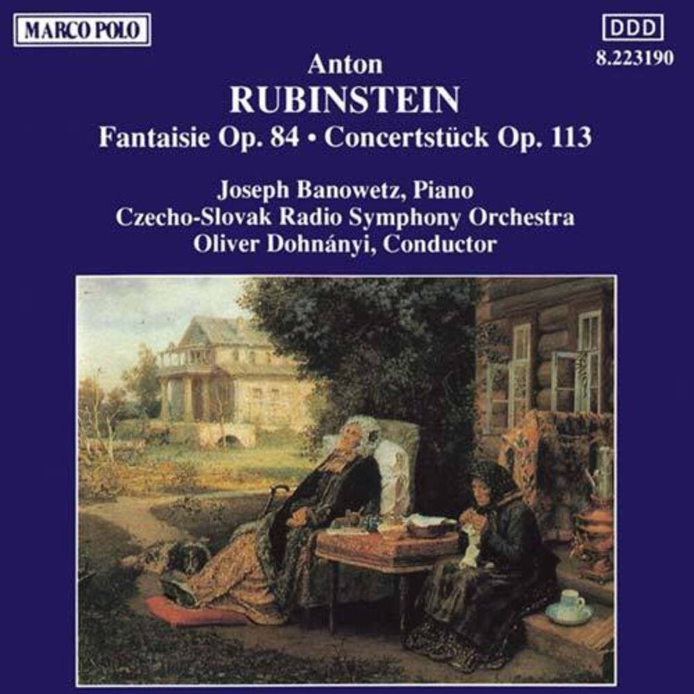 the album cover for Rubinstein / Banowetz / Czecho-Slovak Rso - Fant/Concertstuck
