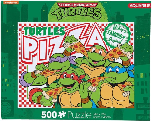 Tmnt Pizza 500 Pc Puzzle - Tmnt Pizza 500 Pc Puzzle - Games