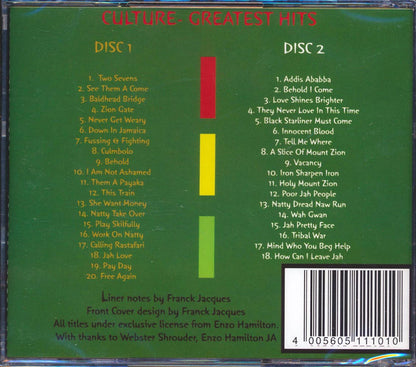 Culture - Greatest Hits (2xCD) Music CD