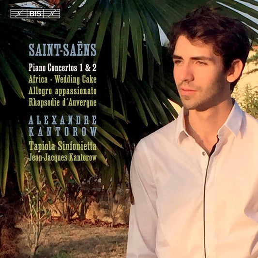 the album cover for Saint-Saens / Kantorow / Kantorow - Piano Concertos 1 & 2 (Hybr)