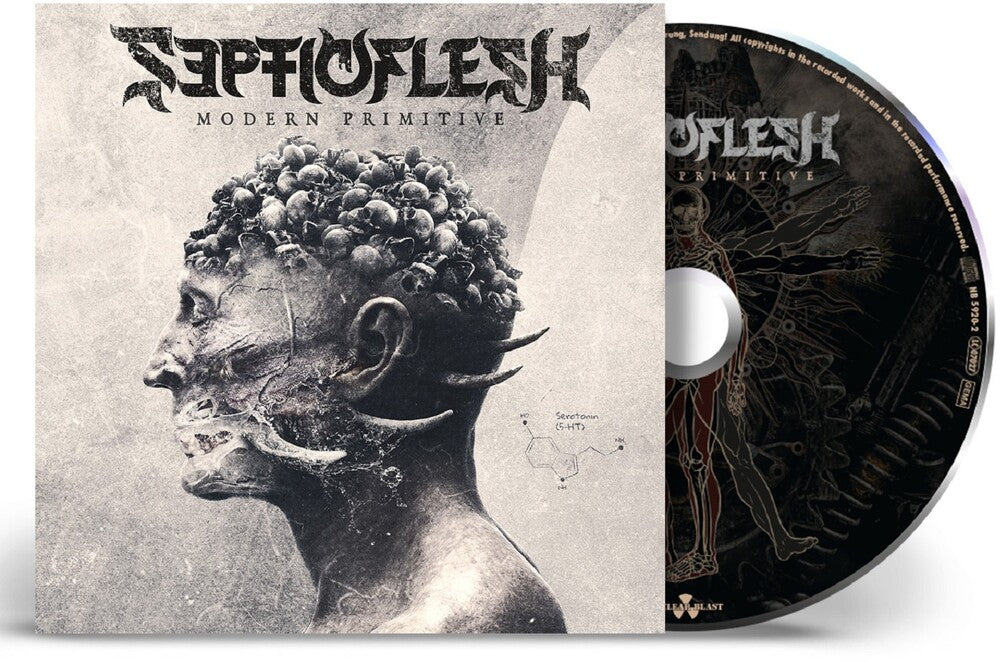 the album cover for Septicflesh - Modern Primitive