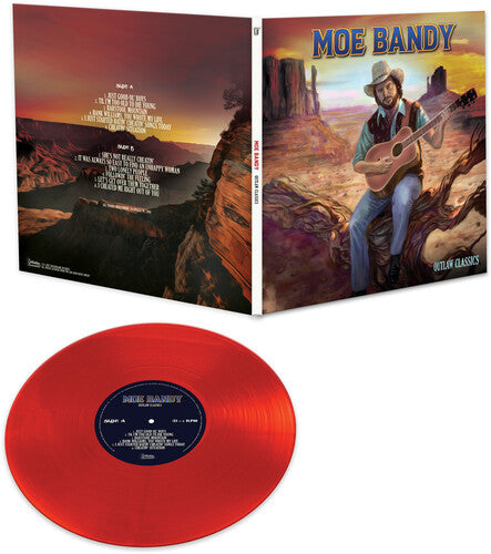 Moe Bandy - Outlaw Classics (RED) Vinyl Record