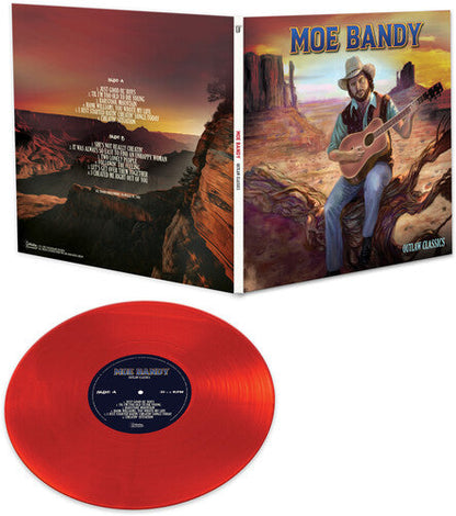 Moe Bandy - Outlaw Classics (RED) Vinyl Record