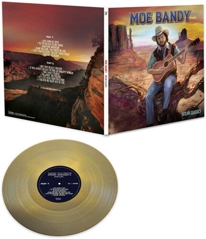 Moe Bandy - Outlaw Classics (GOLD) Vinyl Record