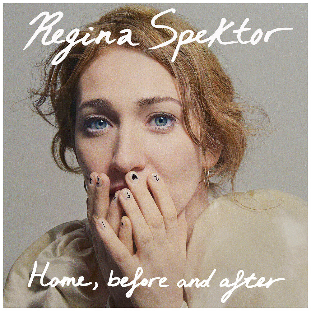 the album cover for Regina Spektor - Home, before and after