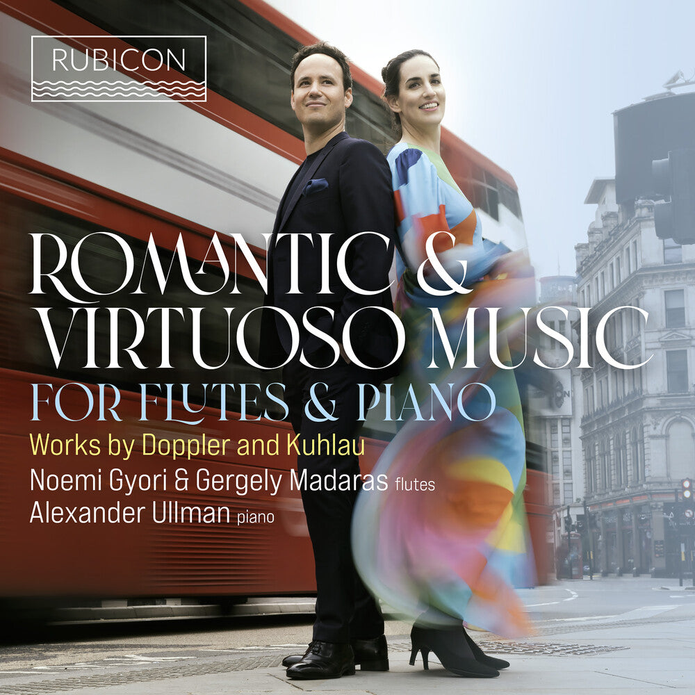 the album cover for Noemi Gyori  / Madaras,Gergely - Doppler & Kuhlau: Romantic & Virtuoso Music For