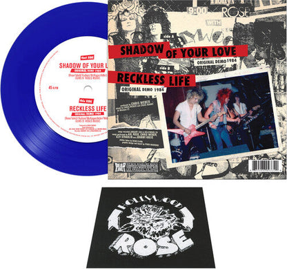 Hollywood Rose - Shadow Of Your Love / Reckless Life (blue) Vinyl Record