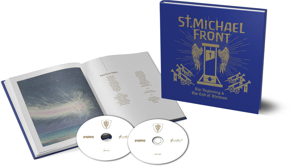 the album cover for St. Michael Front - Beginning And The End Of Ahriman