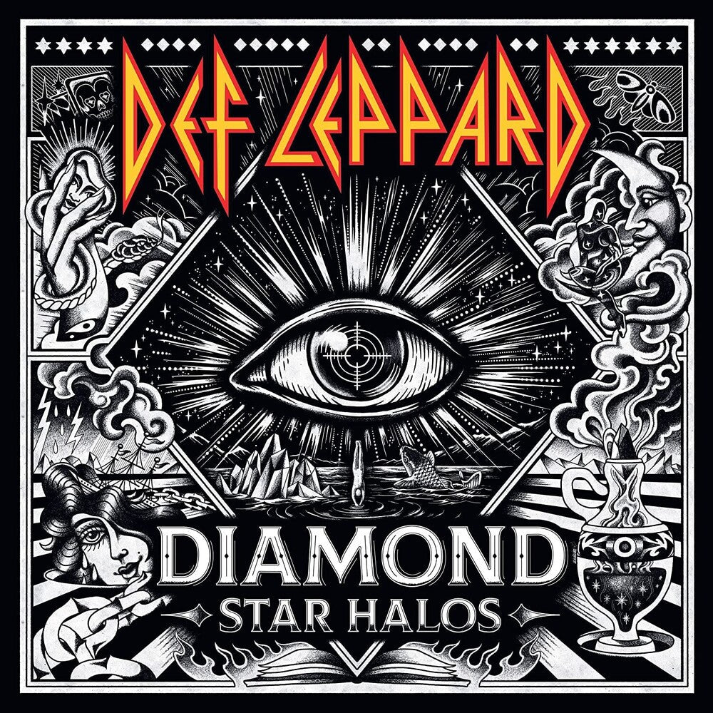 Def Leppard - Diamond Star Halos [Indie Exclusive Limited Edition Clear 2LP] Vinyl Record
