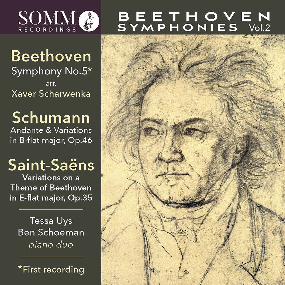 the album cover for Beethoven / Uys / Schoeman - Symphonies 2