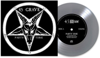 45 Grave - Party Time [Silver] Vinyl Record