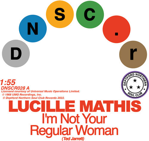 Lucille Mathis - I'm Not Your Regular Women/That's Not Love Vinyl Record