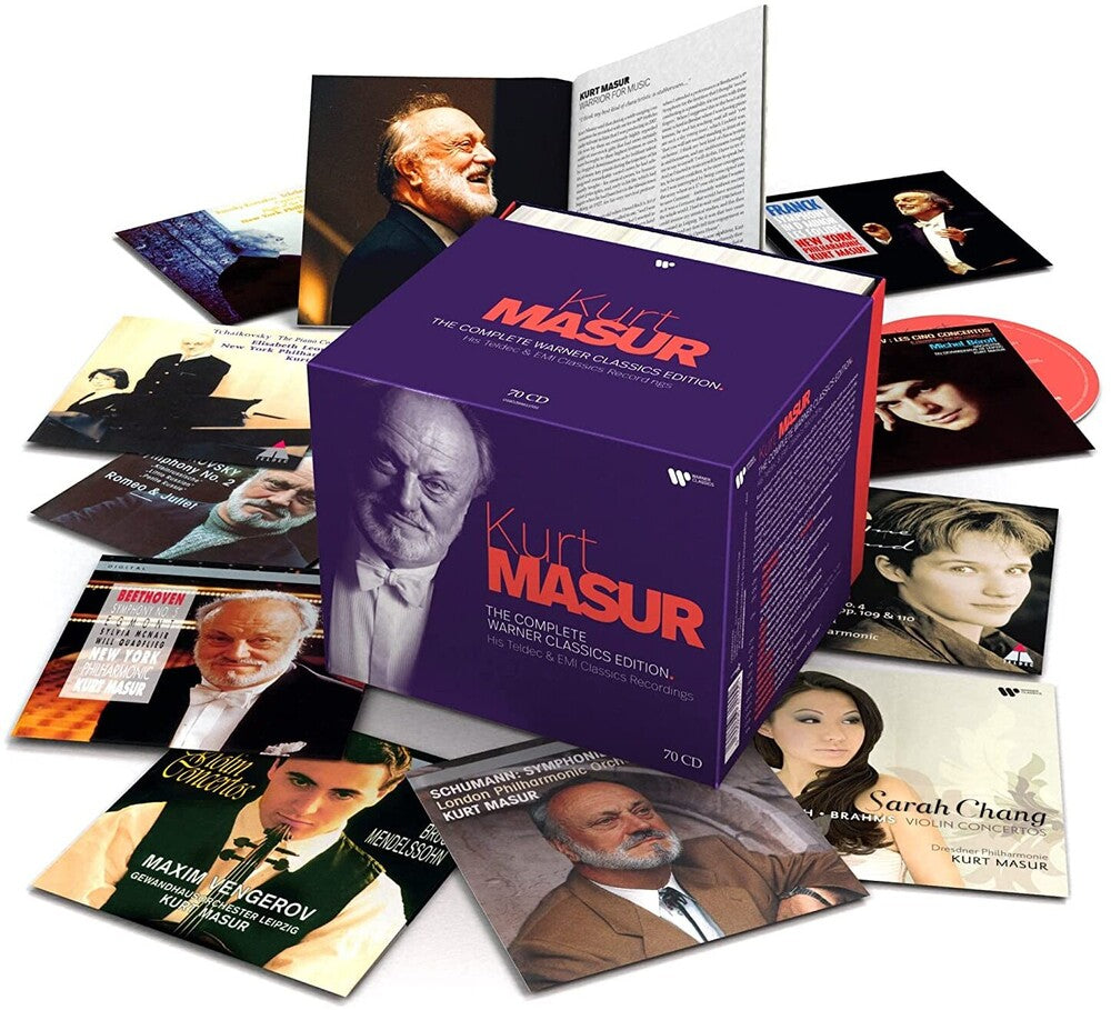 Kurt Masur: The Complete Warner Classics Edition - His Teldec & EMI Music CD
