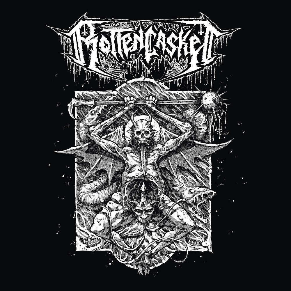 the album cover for Rotten Casket - First Nail In The Casket