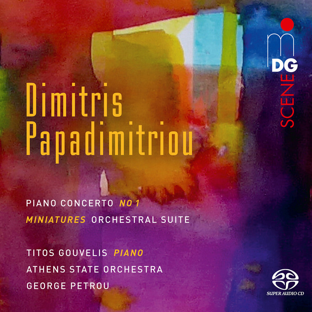 the album cover for Papadimitriou / Gouvelis / Athens State Orchestra - Piano Concerto (Hybr)