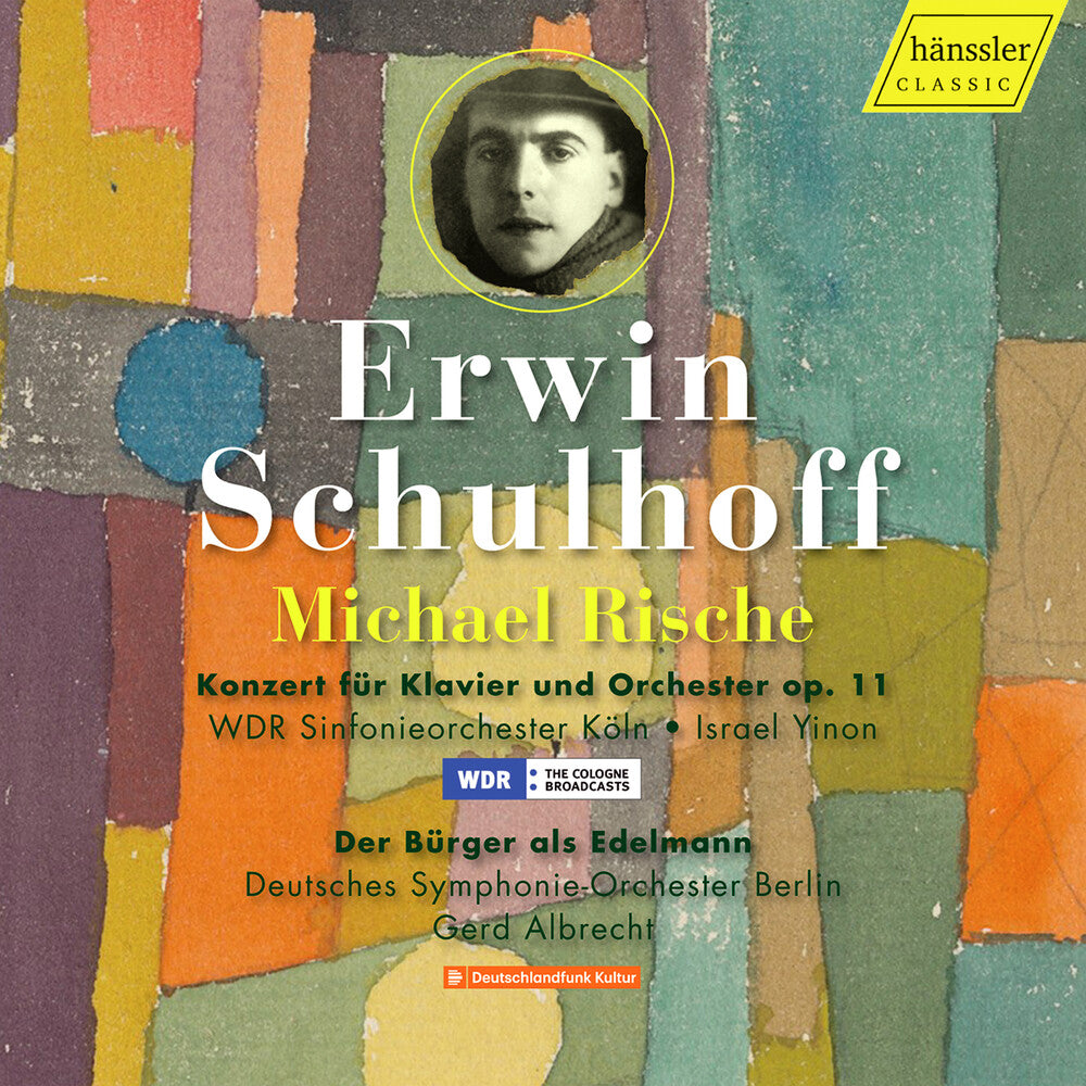 the album cover for Schulhoff / Rische - Konzert Fur Klavier