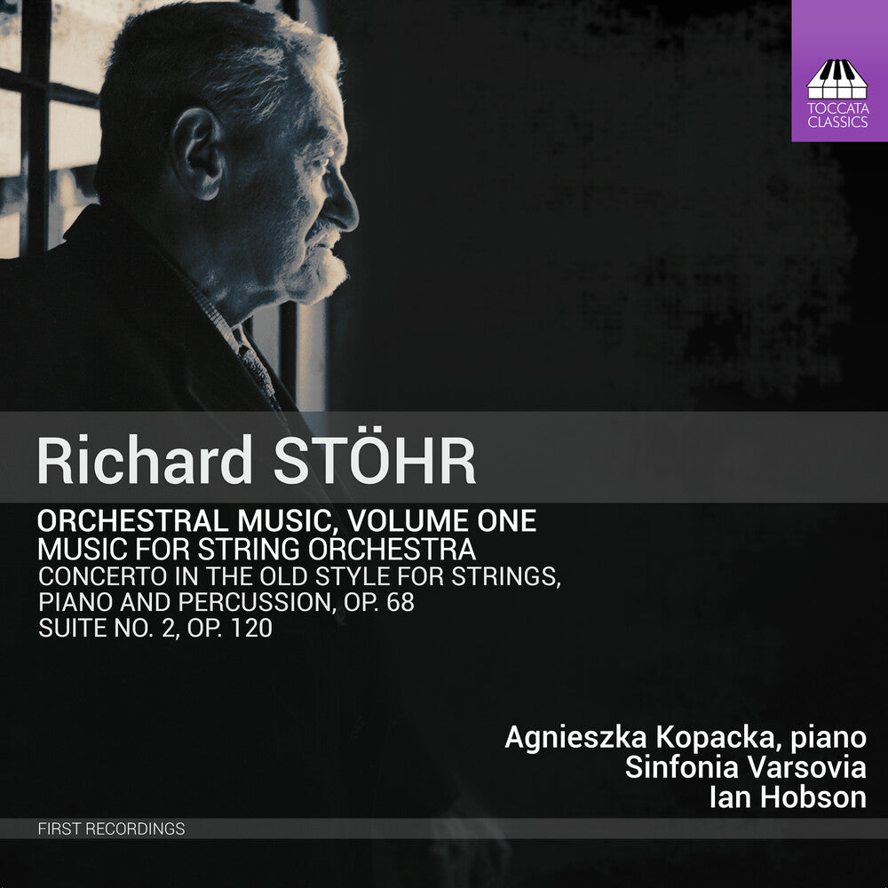 the album cover for Stohr / Agnieszka Kopacka / Sinfonia Varsovia - Orchestral Music