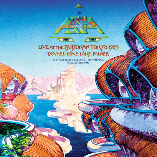 the album cover for Asia - Asia In Asia - Live At The Budokan Tokyo 1983