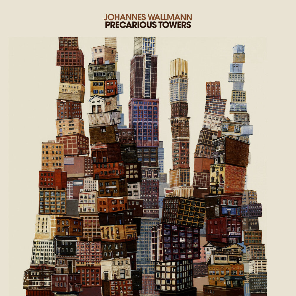 the album cover for Johannes Wallmann - Precarious Towers