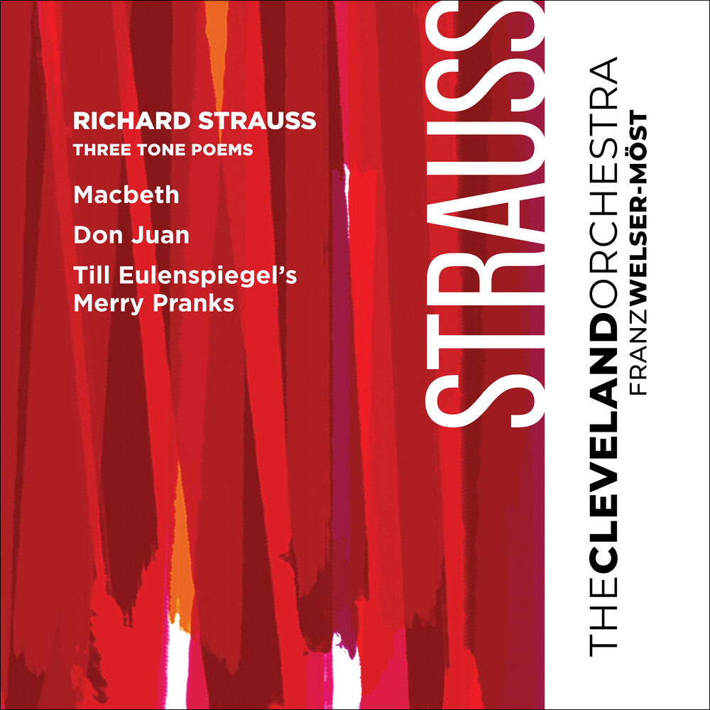 the album cover for Cleveland Orchestra - Strauss: Three Tone Poems