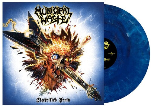Municipal Waste - Electrified Brain (Blue Marble) Vinyl Record