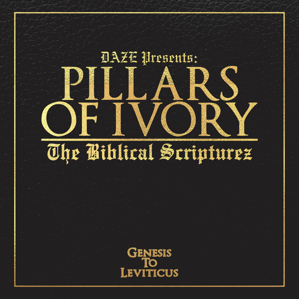 the album cover for Pillars of Ivory - The Biblical Scripturez