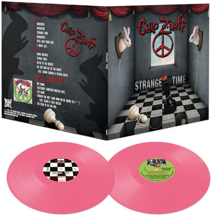Chip Z'Nuff - Strange Time - PINK Vinyl Record