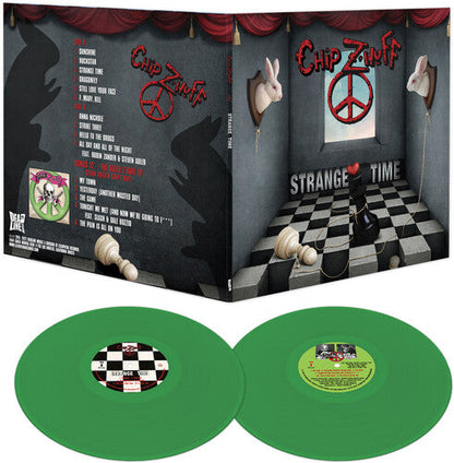 Chip Z'Nuff - Strange Time - GREEN Vinyl Record