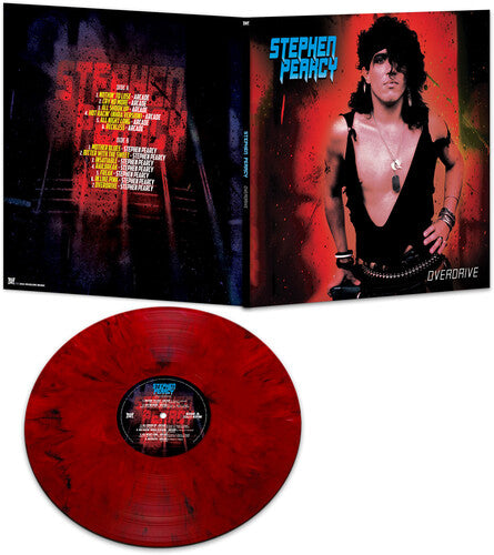Stephen Pearcy - Overdrive - RED MARBLE Vinyl Record