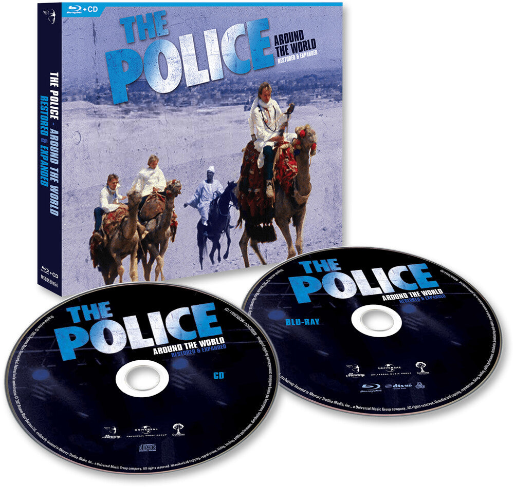 the album cover for The Police - Around The World: Restored & Expanded [CD/Blu-ray]