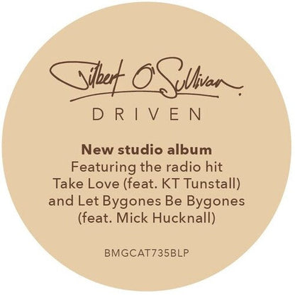 Gilbert O'Sullivan - Driven Vinyl Record