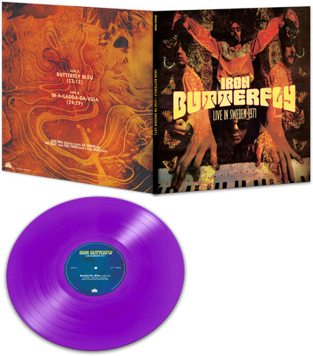Iron Butterfly - Live In Sweden 1971 - Purple Vinyl Record