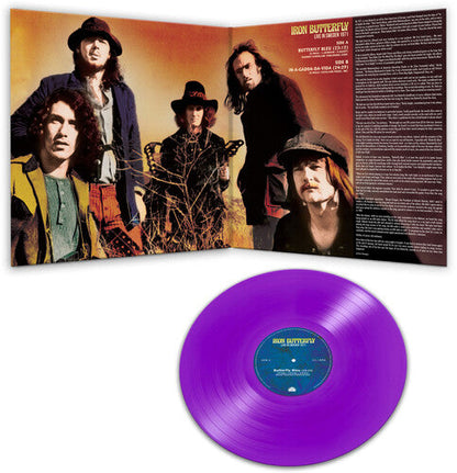 Iron Butterfly - Live In Sweden 1971 - Purple Vinyl Record