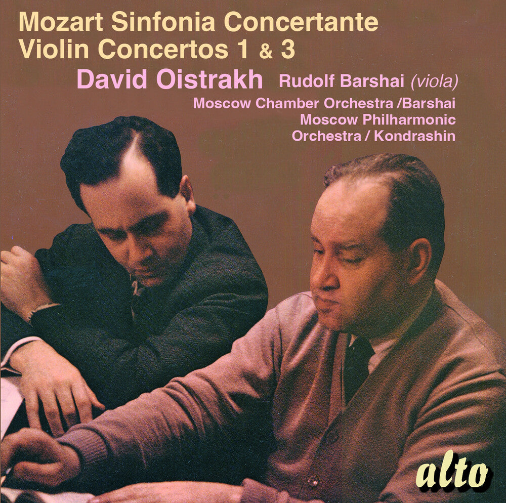 the album cover for David Oistrakh - Mozart: Sinfonia Concertante K. 364; Violin Cons 1