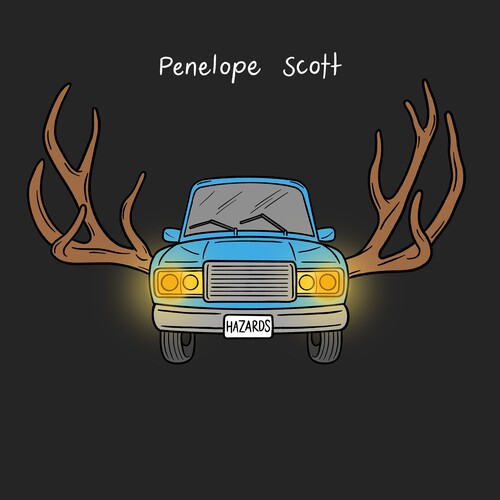 Penelope Scott - Hazards - White & Black A-Side/B-Side Vinyl Record