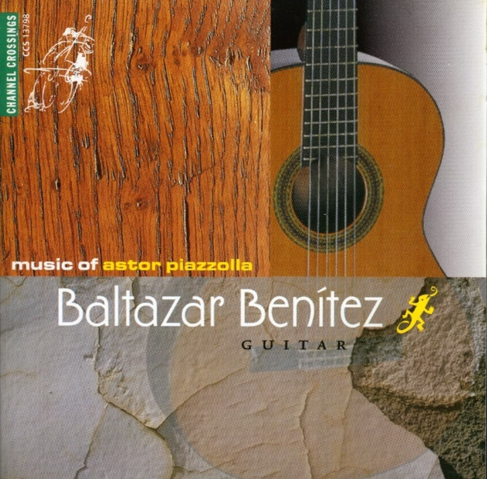 the album cover for Piazzolla / Benitez - Music Of Astor Piazzolla