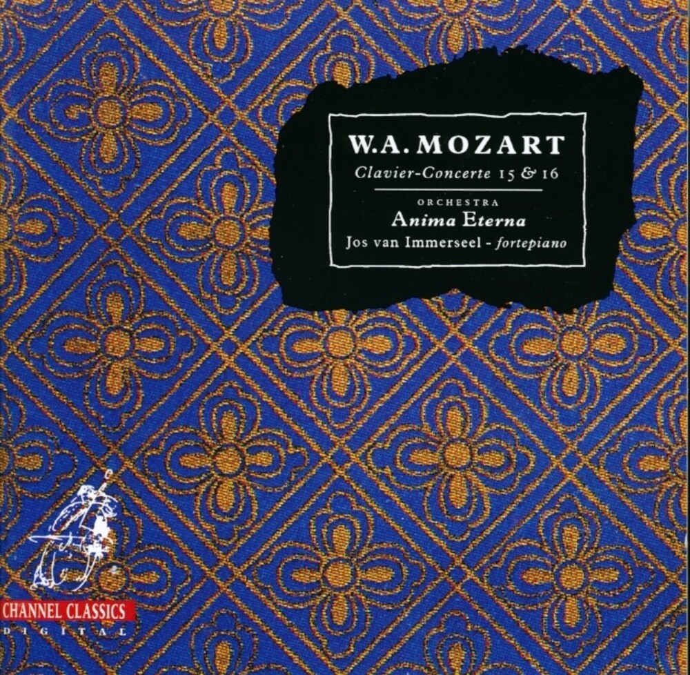 the album cover for Mozart / Anima Eterna - Clavier-Concerte 15 & 16