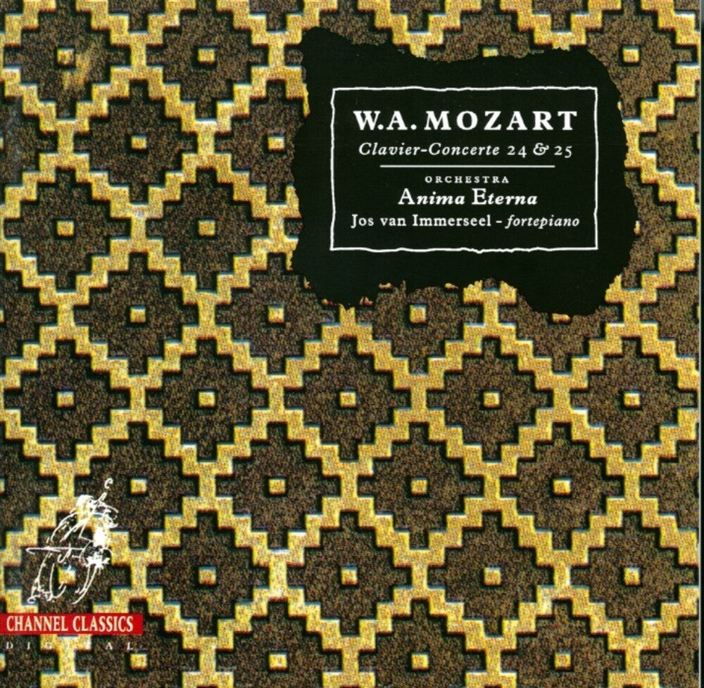 the album cover for Mozart / Anima Eterna - Clavier-Concerte 24 & 25