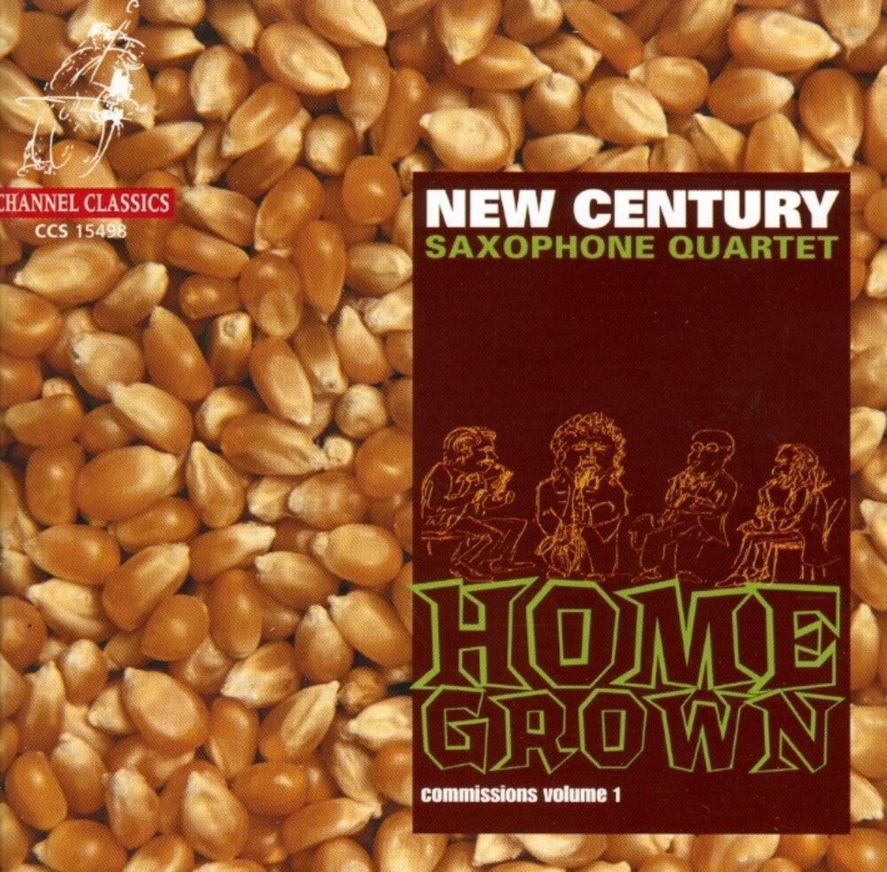 the album cover for New Century Saxophone Quartet - Home Grown: Commissinos, Vol.1