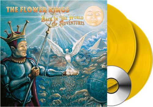 The Flower Kings - Back In The World Of Adventures - Transparent Sun Yellow Vinyl + CD & LP Booklet Vinyl Record