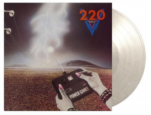 220 Volts - Power Games [Limited 180-Gram Crystal Clear & White Marble] Vinyl Record